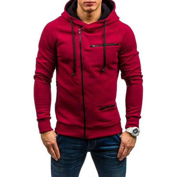 Mens Zip Up Hoodie Hooded Sweatshirt Casual Slim Coat Jacket Jumper Outwear Tops Mens Zip Up Hoodie Hooded Sweatshirt Casual Slim Coat Jacket Jumper Outwear Tops